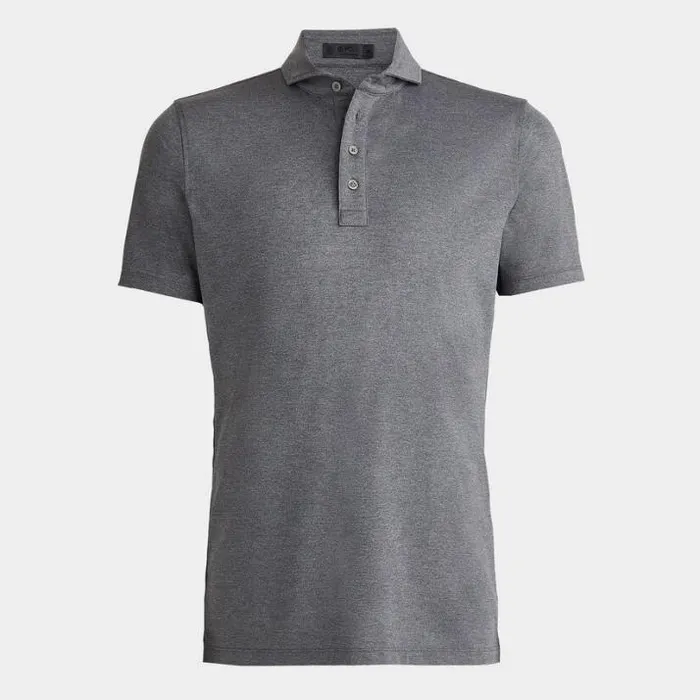 Polos and Shirts Men GFORE MLANGE RIB GUSSET TECH PIQU MODERN SPREAD COLLAR POLO Heather Grey Polos and Shirts Men GFORE MLANGE RIB GUSSET TECH PIQU MODERN SPREAD COLLAR POLO Heather Grey
