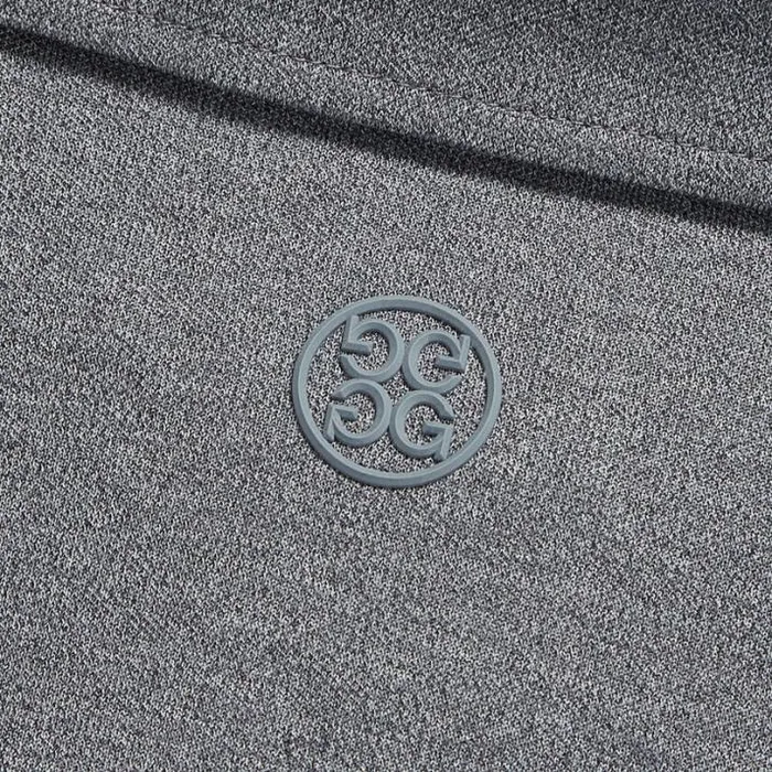 Polos and Shirts Men GFORE MLANGE RIB GUSSET TECH PIQU MODERN SPREAD COLLAR POLO Heather Grey
