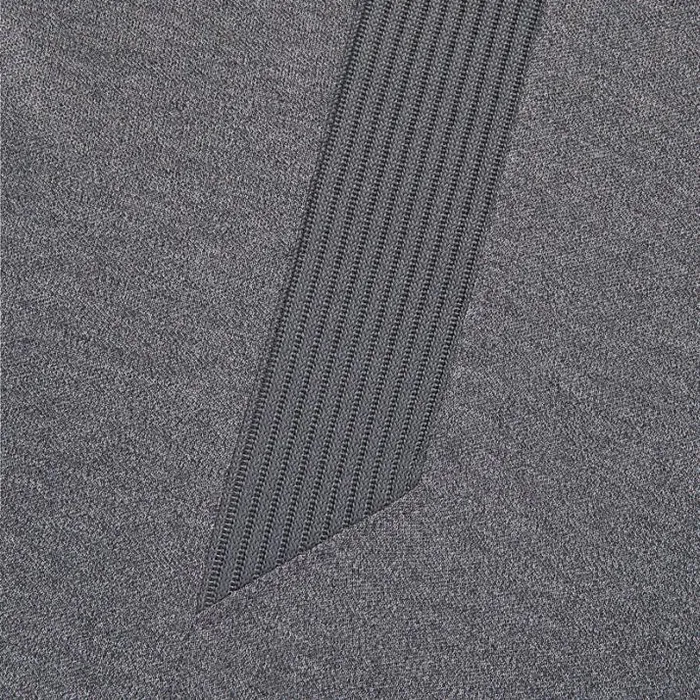 Polos and Shirts Men GFORE MLANGE RIB GUSSET TECH PIQU MODERN SPREAD COLLAR POLO Heather Grey