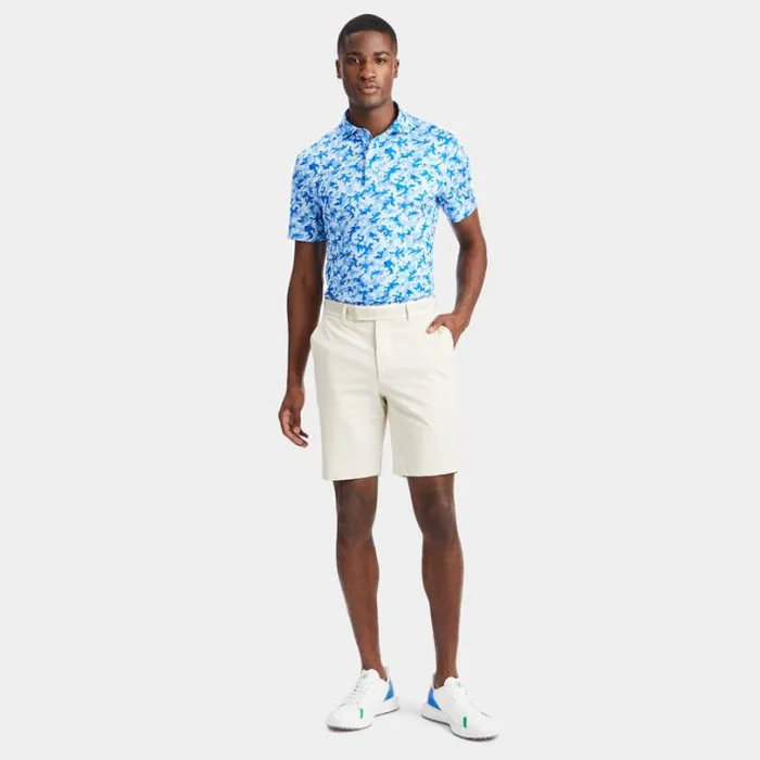Polos and Shirts Men GFORE MAPPED ICON CAMO TECH JERSEY MODERN SPREAD COLLAR POLO Baja