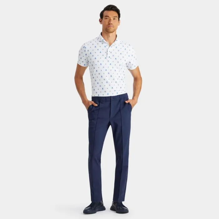 Polos and Shirts Men GFORE RGB TECH JERSEY MODERN SPREAD COLLAR POLO Snow