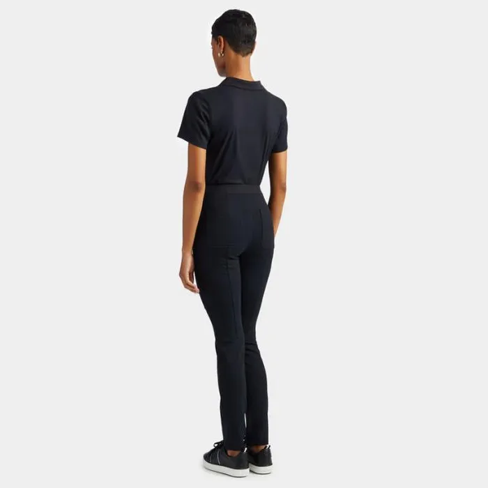 Polos Women GFORE RIBBED TECH NYLON POLO Onyx