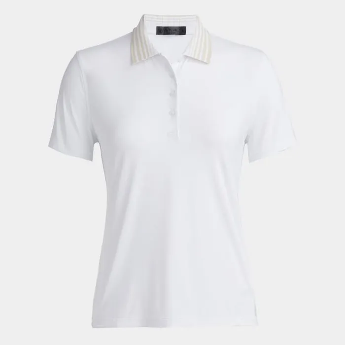 Polos Women GFORE SILKY TECH NYLON POLO Snow
