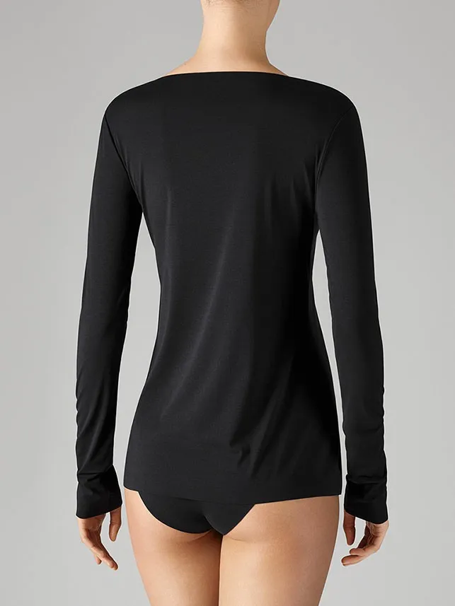 Pure Pullover Rose Tan Women Wolford Longsleeve Shirts