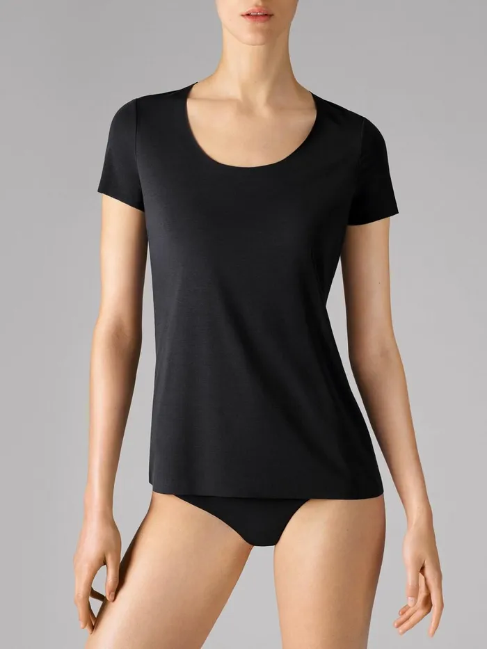 Pure TShirt Black Women Wolford Tops