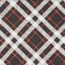 Retrolicious Black and Orange Plaid Bow Top Halloween Unique Vintage Tops