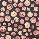 Retrolicious Black and Pumpkins Bow Blouse Halloween Unique Vintage Tops