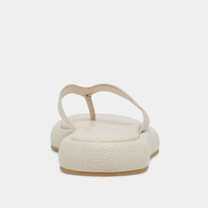 Sandals Shop Dolce Vita Adin Sandals Ivory Leather Ivory Leather