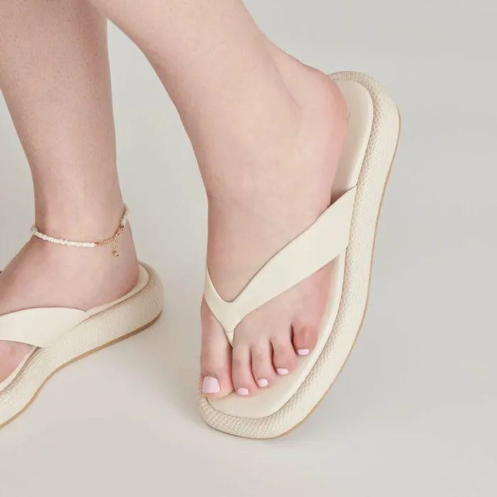 Sandals Shop Dolce Vita Adin Sandals Ivory Leather Ivory Leather