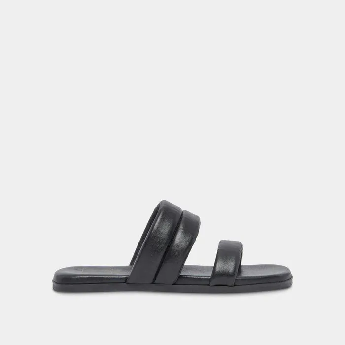 Sandals Shop Dolce Vita Adore Sandals Black Leather Black Leather