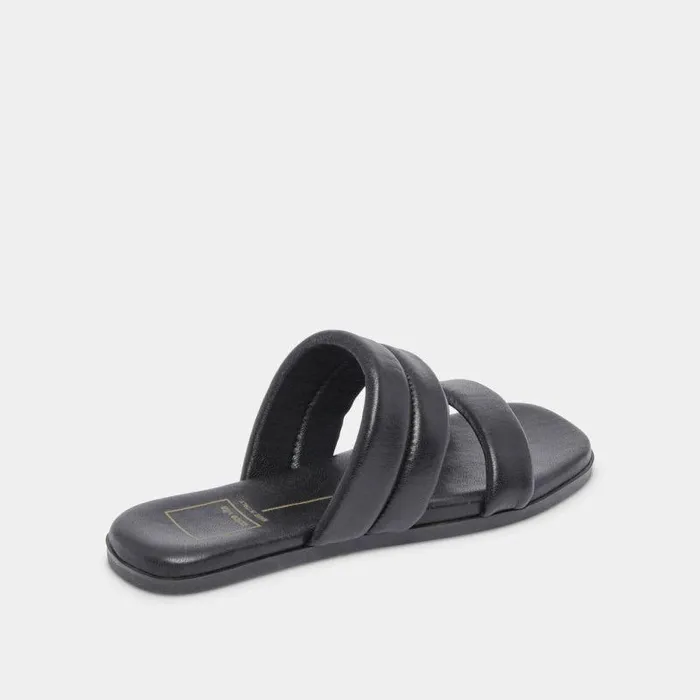 Sandals Shop Dolce Vita Adore Sandals Black Leather Black Leather