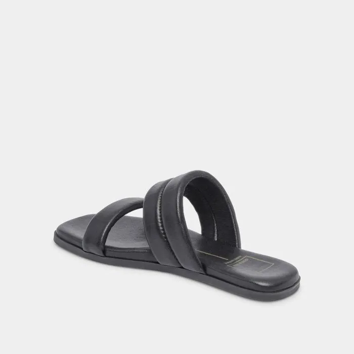 Sandals Shop Dolce Vita Adore Sandals Black Leather Black Leather