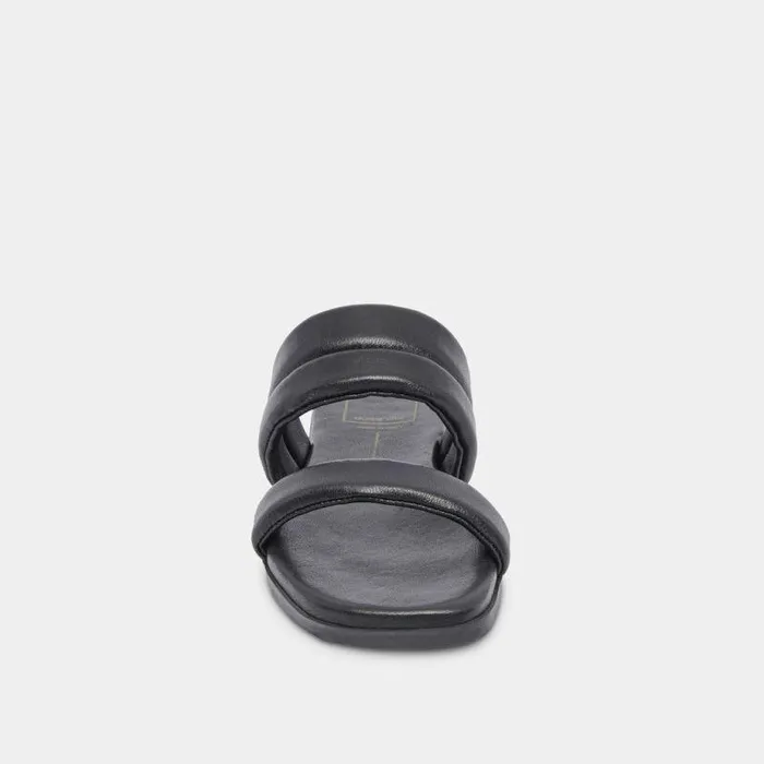 Sandals Shop Dolce Vita Adore Sandals Black Leather Black Leather