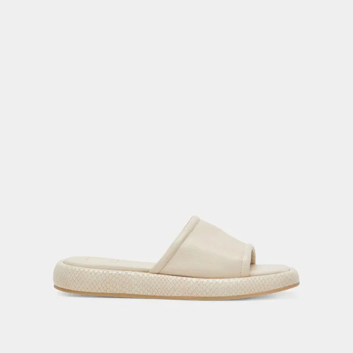 Sandals Shop Dolce Vita Aisha Sandals Ivory Leather Ivory Leather