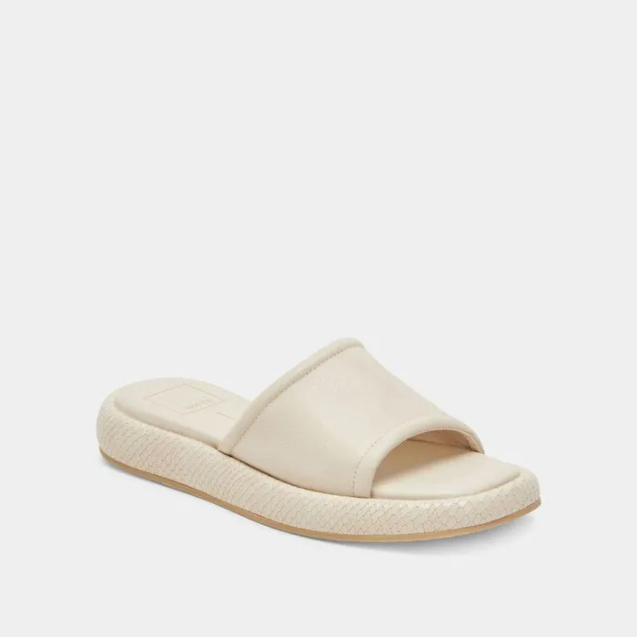 Sandals Shop Dolce Vita Aisha Sandals Ivory Leather Ivory Leather