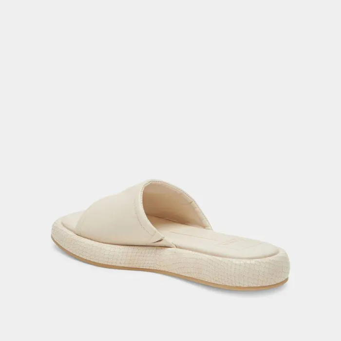 Sandals Shop Dolce Vita Aisha Sandals Ivory Leather Ivory Leather
