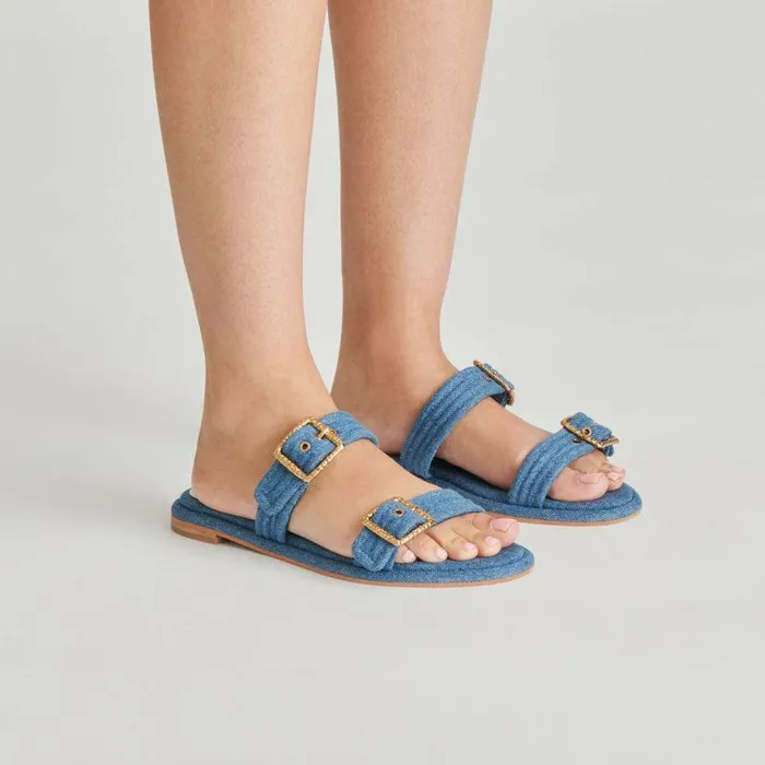 Sandals Shop Dolce Vita Alaina Blue Denim Sandals Women039s Blue Denim Sandals Blue Denim