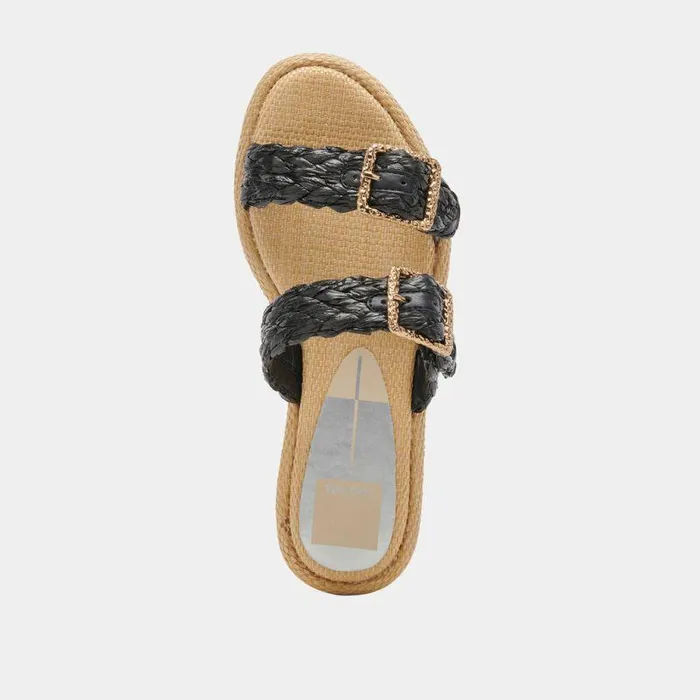 Sandals Shop Dolce Vita Alaina Sandals Onyx Raffia Women039s Onyx Raffia Sandals Onyx Raffia