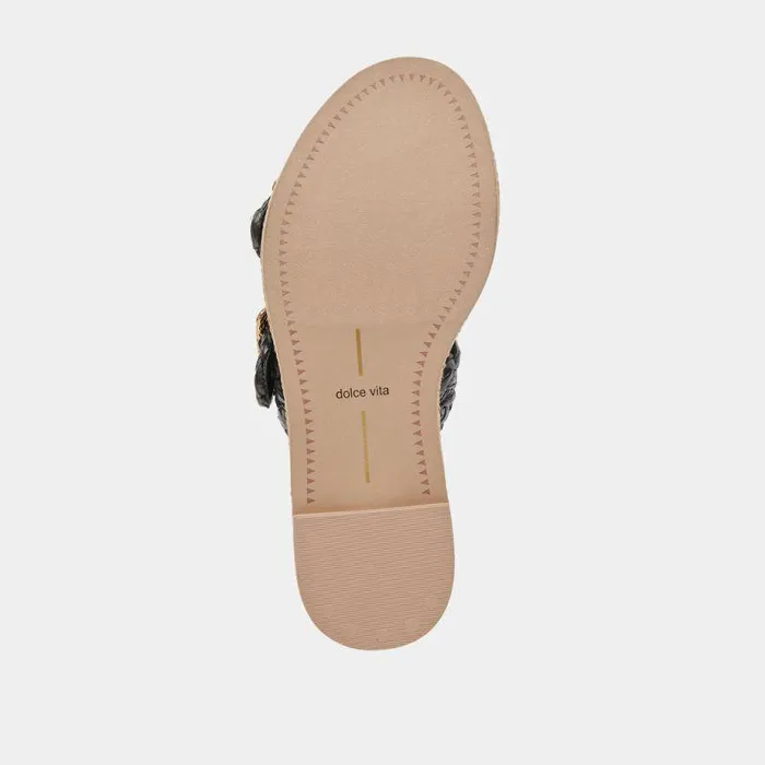 Sandals Shop Dolce Vita Alaina Sandals Onyx Raffia Women039s Onyx Raffia Sandals Onyx Raffia