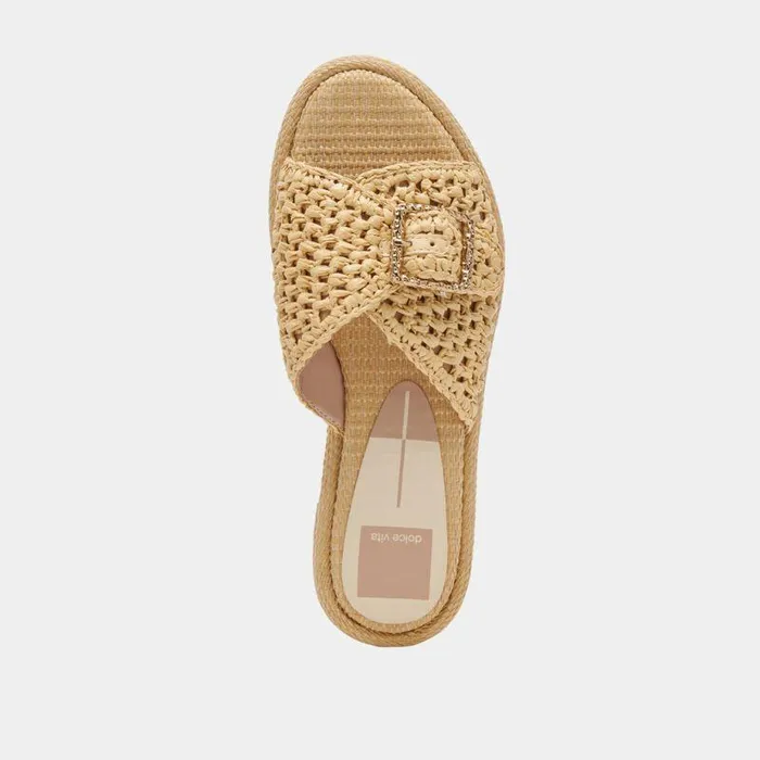 Sandals Shop Dolce Vita Alonzo Sandals Natural Raffia Women039s Natural Raffia Sandals Natural Raffia