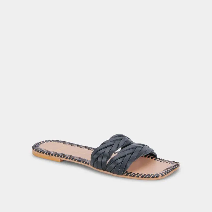 Sandals Shop Dolce Vita Avanna Sandals Black Leather Black Leather