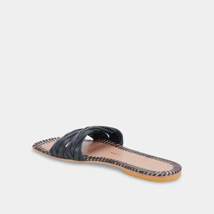 Sandals Shop Dolce Vita Avanna Sandals Black Leather Black Leather