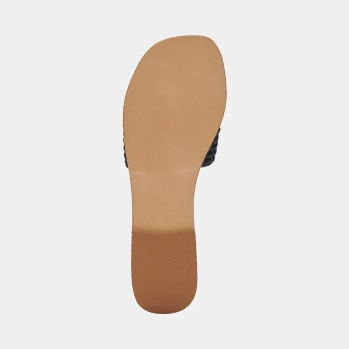 Sandals Shop Dolce Vita Belle Sandals Black Raffia Black Raffia