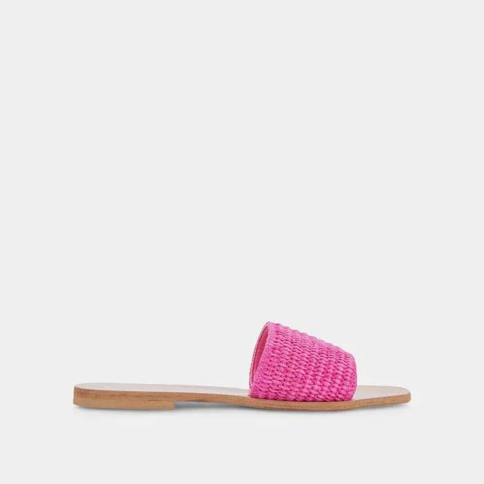 Sandals Shop Dolce Vita Belle Sandals Orchid Raffia Orchid Raffia