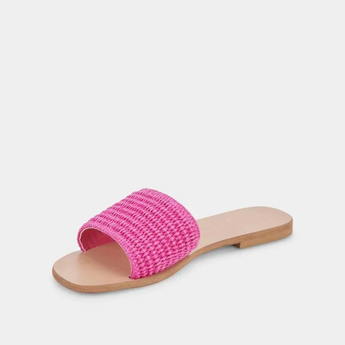 Sandals Shop Dolce Vita Belle Sandals Orchid Raffia Orchid Raffia