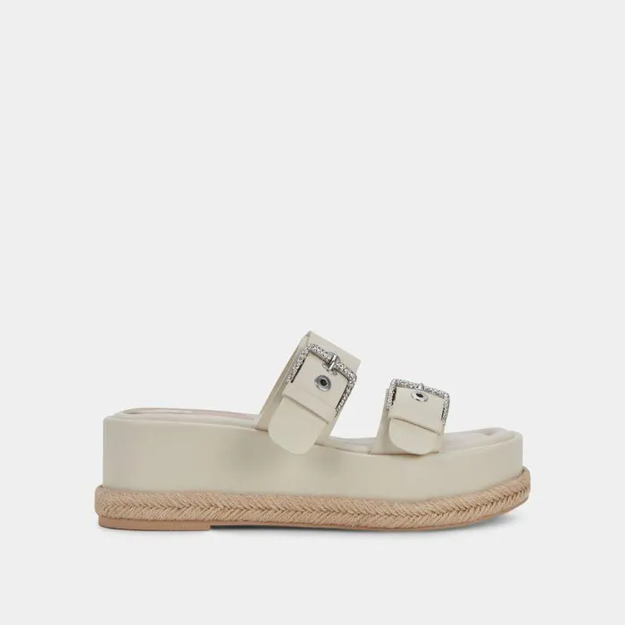 Sandals Shop Dolce Vita Canyon Sandals Ivory Leather Ivory Leather