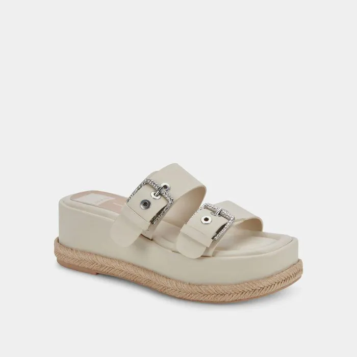 Sandals Shop Dolce Vita Canyon Sandals Ivory Leather Ivory Leather