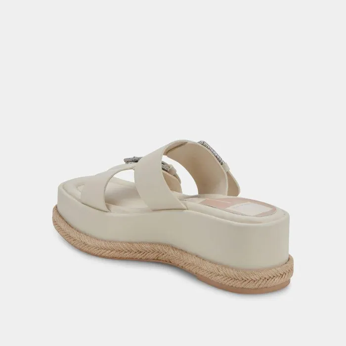 Sandals Shop Dolce Vita Canyon Sandals Ivory Leather Ivory Leather