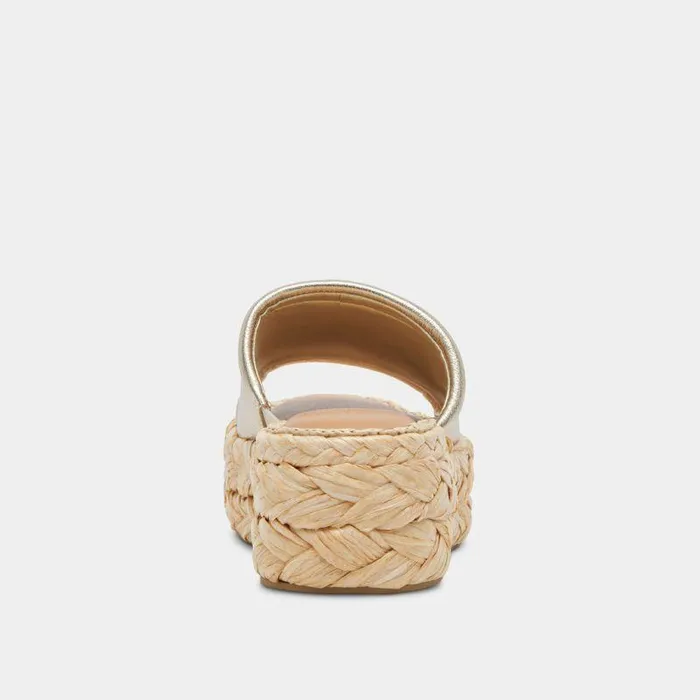 Sandals Shop Dolce Vita Chavi Wide Sandals Light Gold Metallic Leather Women039s Wide Sandals Light Gold Metallic Leather