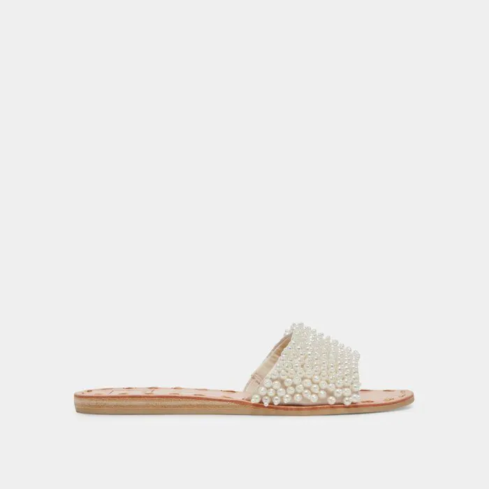 Sandals Shop Dolce Vita Dalon Pearl Sandals Vanilla Pearls Vanilla Pearls