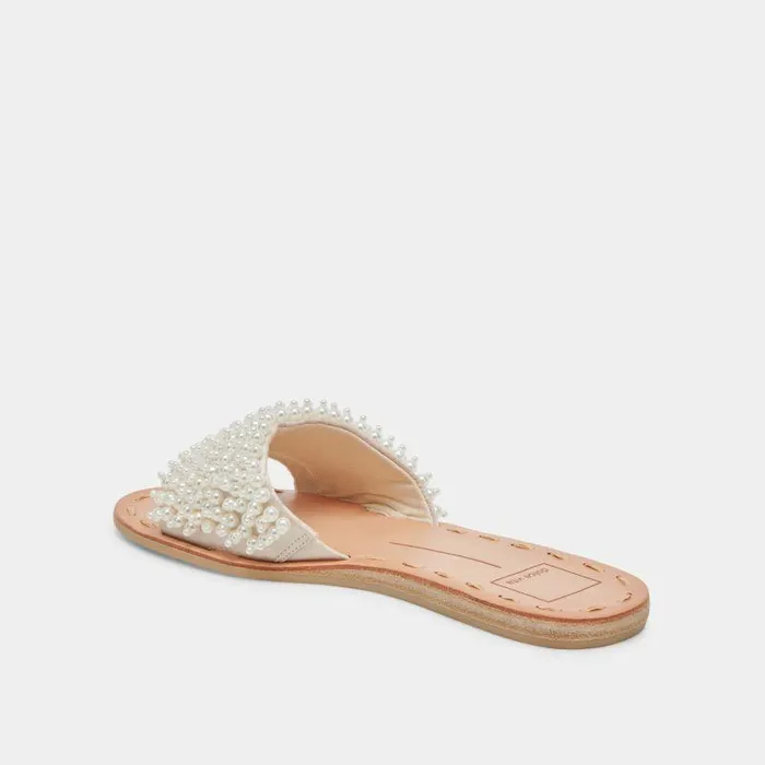 Sandals Shop Dolce Vita Dalon Pearl Sandals Vanilla Pearls Vanilla Pearls