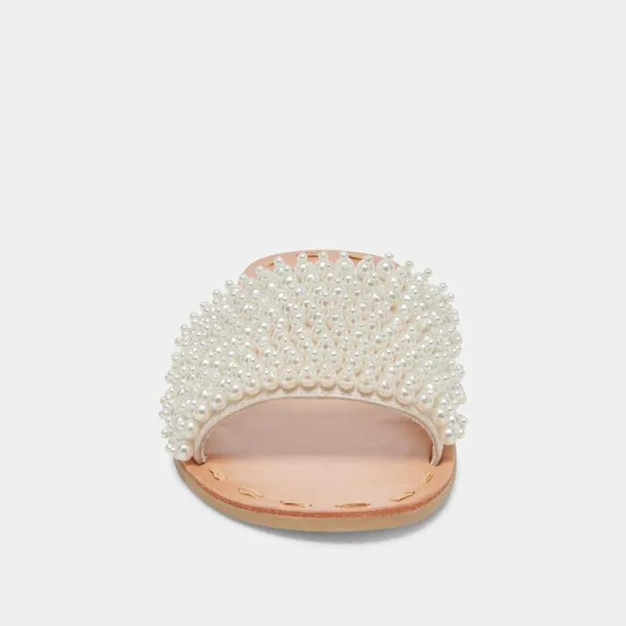 Sandals Shop Dolce Vita Dalon Pearl Sandals Vanilla Pearls Vanilla Pearls