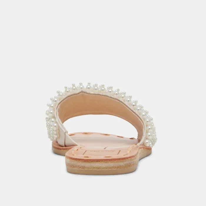Sandals Shop Dolce Vita Dalon Pearl Sandals Vanilla Pearls Vanilla Pearls