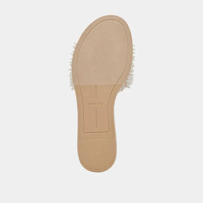 Sandals Shop Dolce Vita Dalon Pearl Sandals Vanilla Pearls Vanilla Pearls