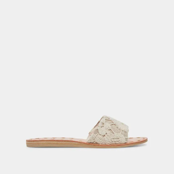 Sandals Shop Dolce Vita Dalon Sandals Natural Lace Natural Lace