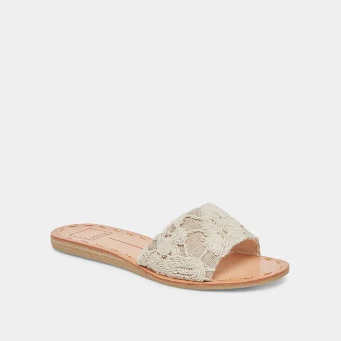Sandals Shop Dolce Vita Dalon Sandals Natural Lace Natural Lace