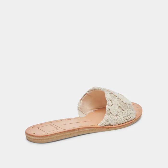 Sandals Shop Dolce Vita Dalon Sandals Natural Lace Natural Lace
