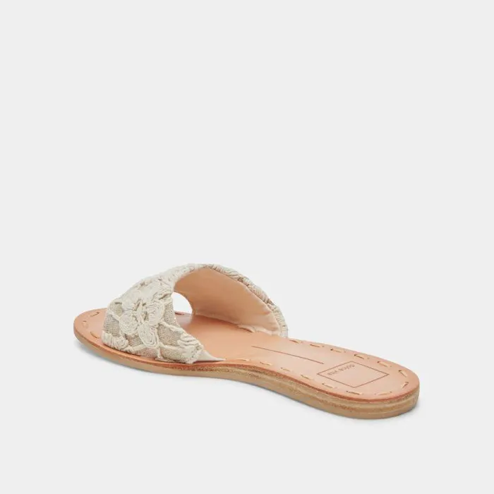Sandals Shop Dolce Vita Dalon Sandals Natural Lace Natural Lace