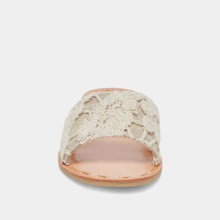 Sandals Shop Dolce Vita Dalon Sandals Natural Lace Natural Lace