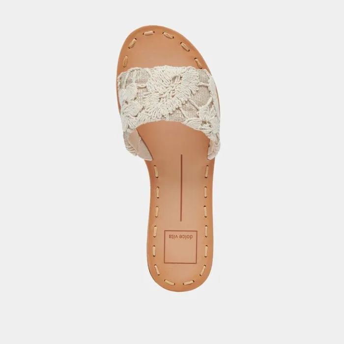 Sandals Shop Dolce Vita Dalon Sandals Natural Lace Natural Lace