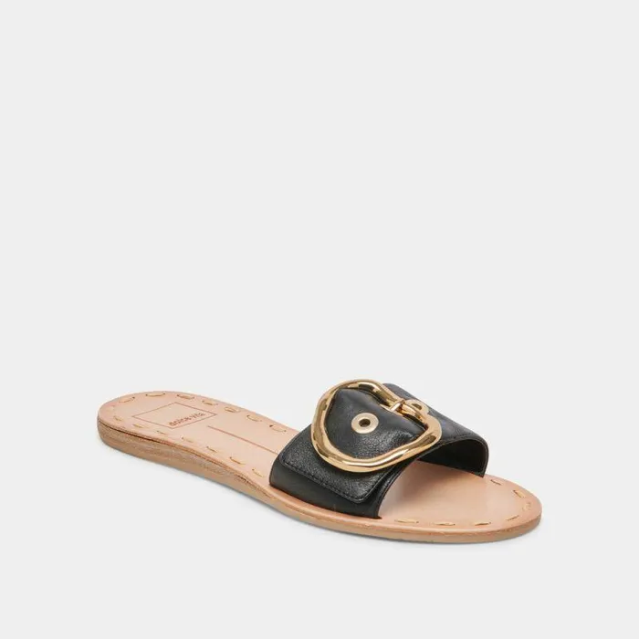 Sandals Shop Dolce Vita Danna Sandals Black Leather Black Leather