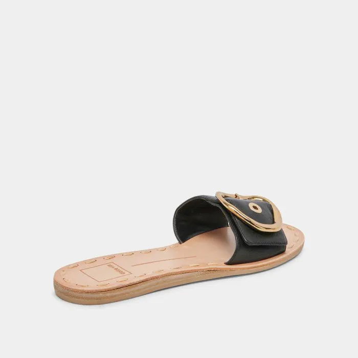 Sandals Shop Dolce Vita Danna Sandals Black Leather Black Leather