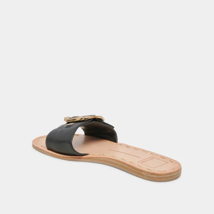 Sandals Shop Dolce Vita Danna Sandals Black Leather Black Leather