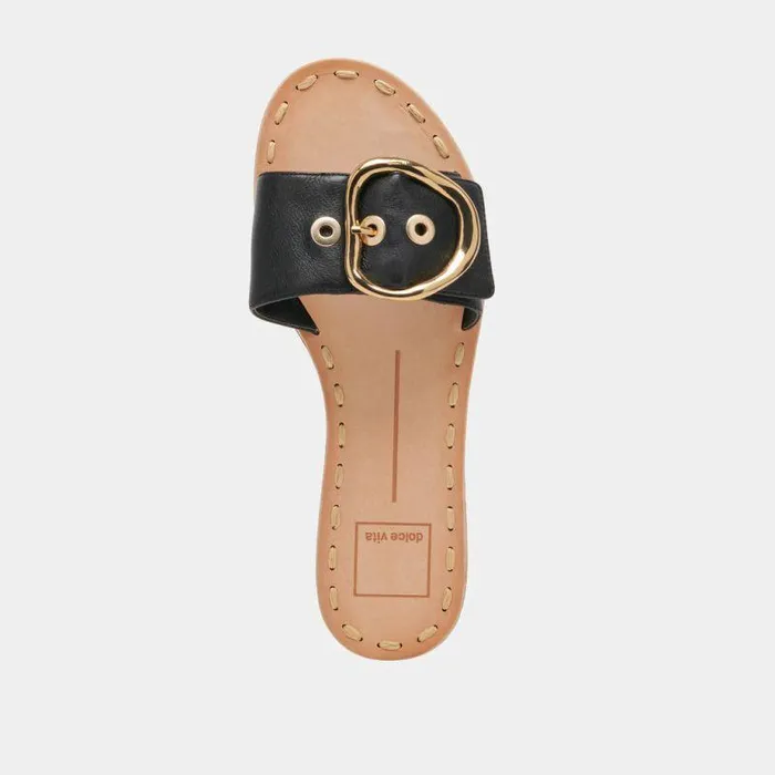 Sandals Shop Dolce Vita Danna Sandals Black Leather Black Leather