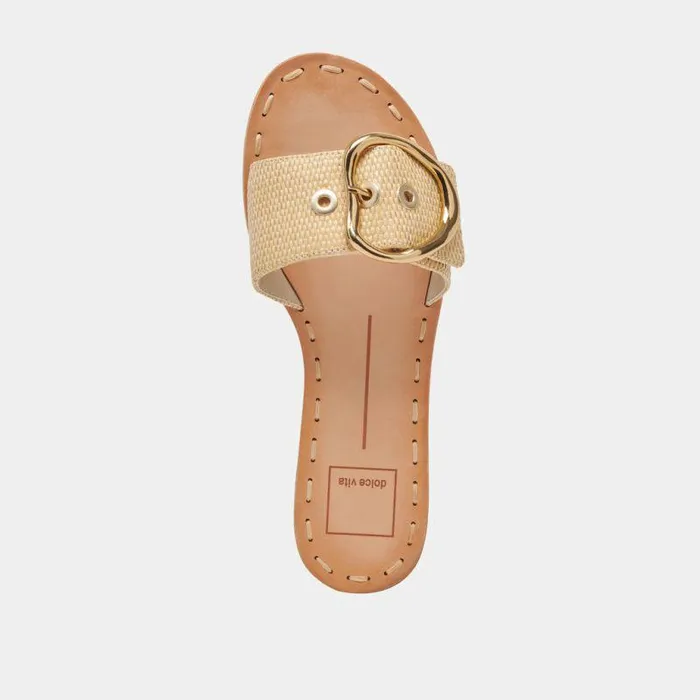 Sandals Shop Dolce Vita Danna Sandals Natural Raffia Natural Raffia