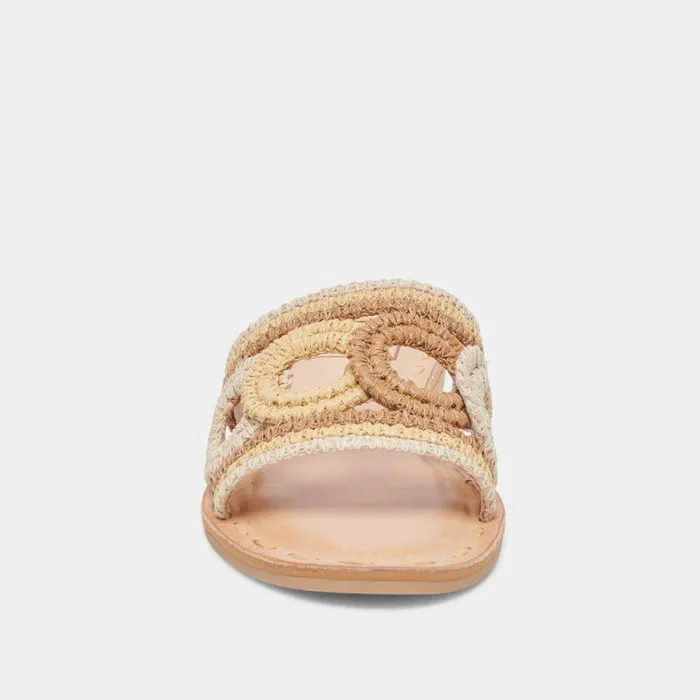Sandals Shop Dolce Vita Dany Sandals Natural Multi Raffia Natural Multi Raffia